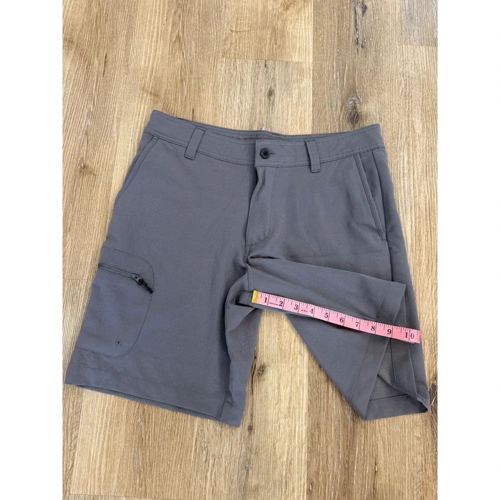 Magellan Outdoors Fish Gear Shorts Mens 32 Gray Performance Fishing Hiking Cargo